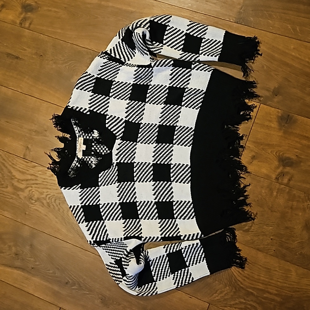 Checkerboard sweater